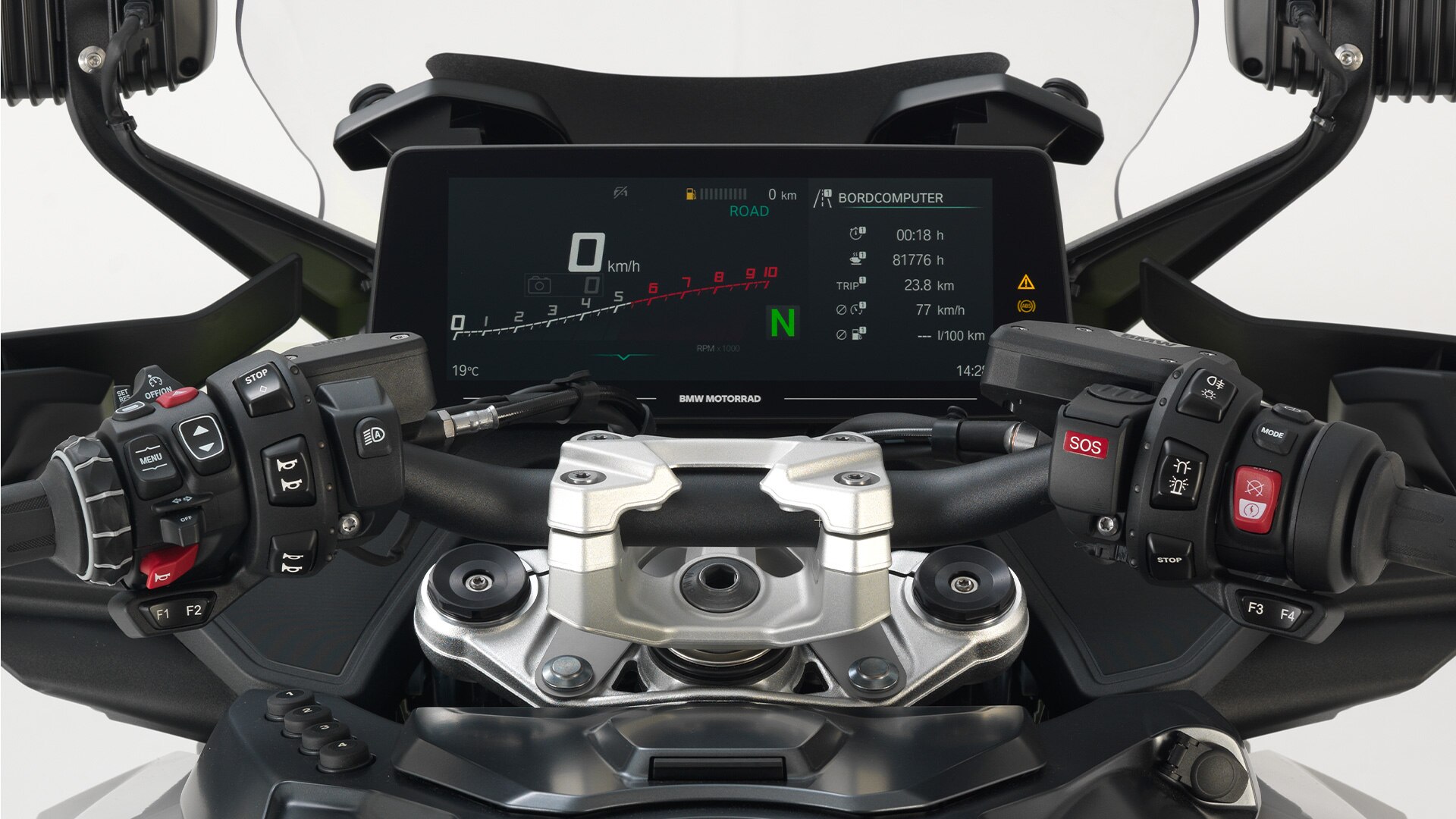 Instruments disposés de manière ergonomique