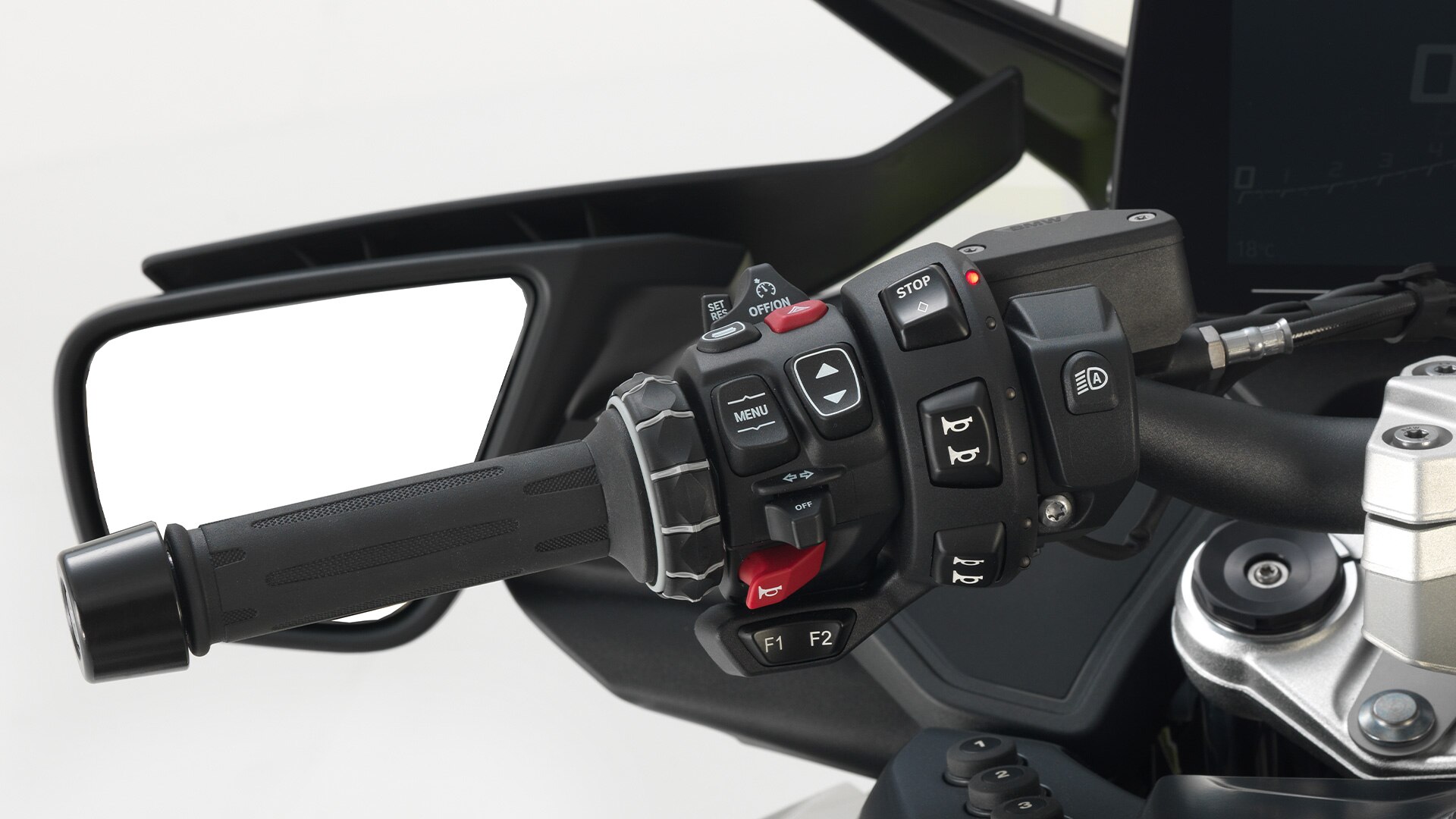 Unités de commande supplémentaires éclairées