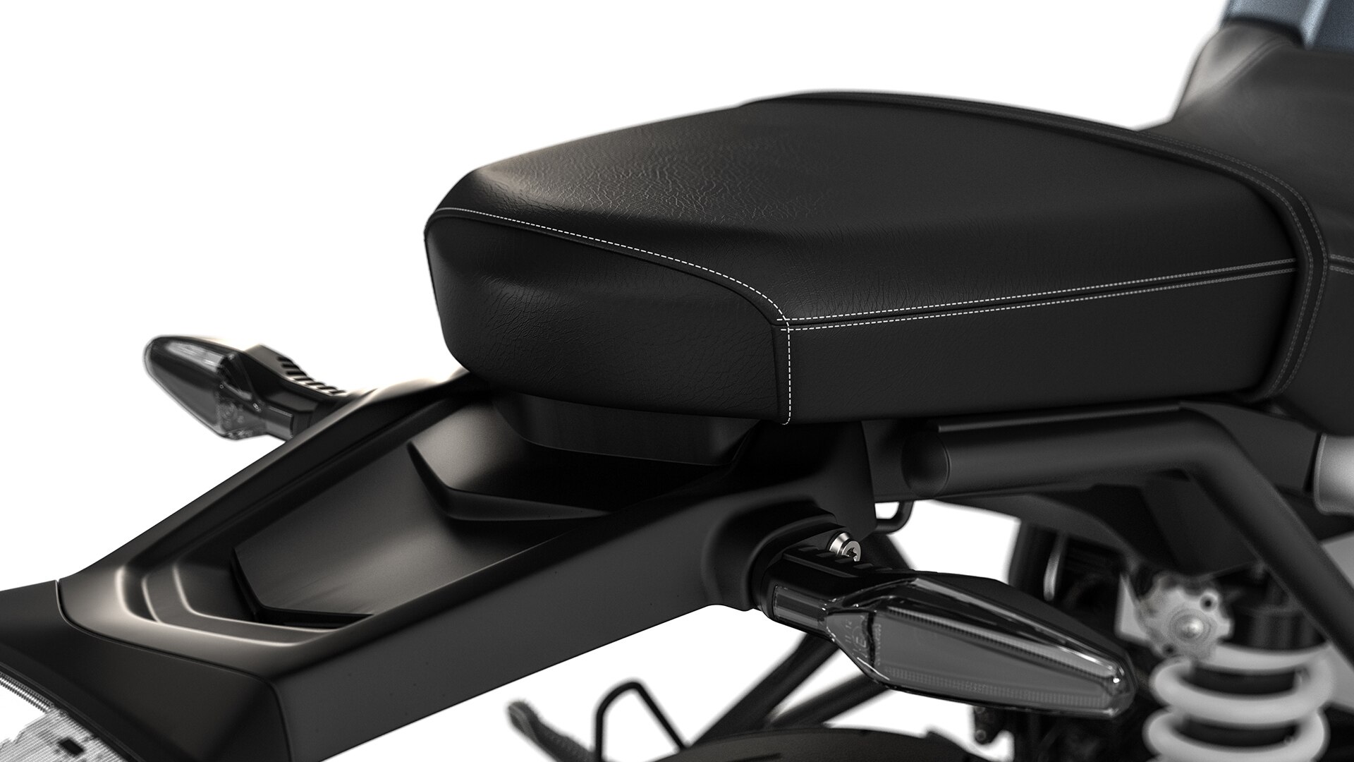 We see the LED indicator of the R nineT Pure.