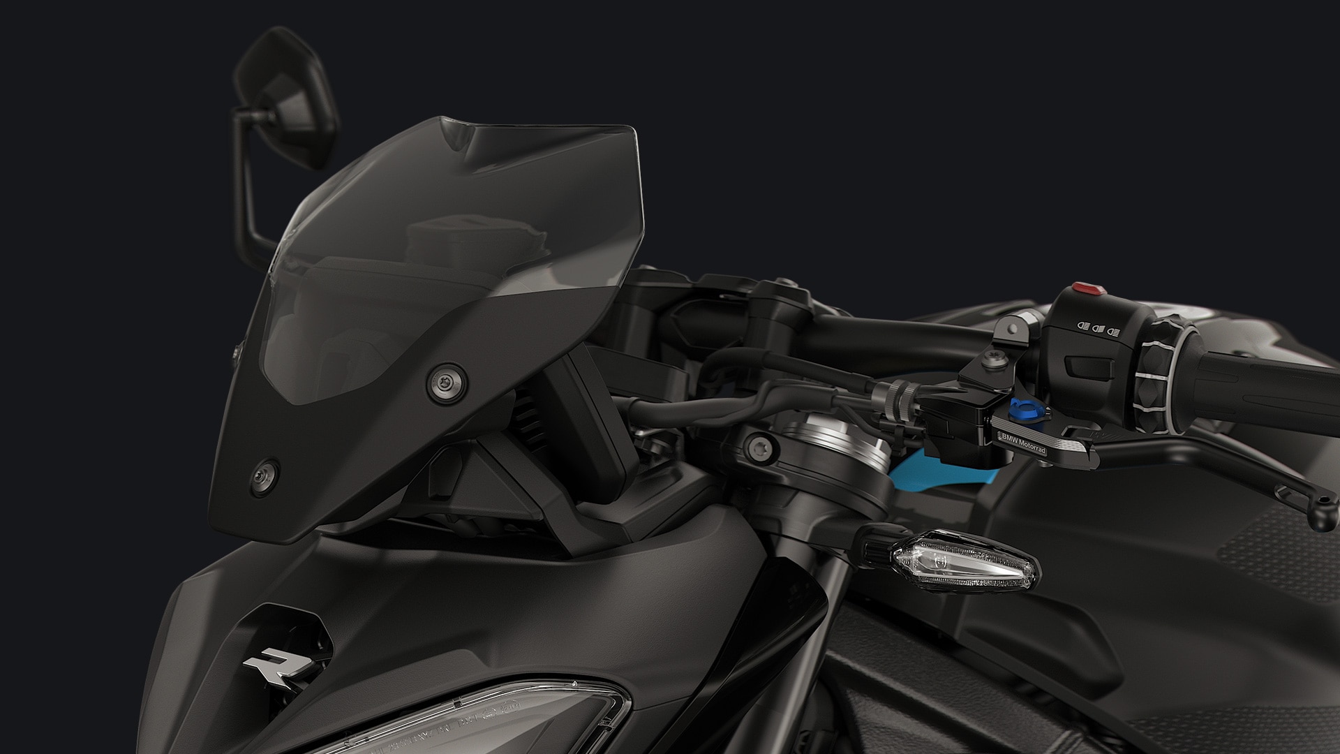 The optional Sport windscreen